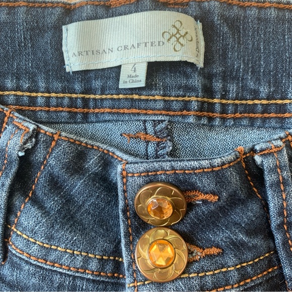 Artisan Crafted Flare Cut Denim Jeans (SZ-4) - Picture 5 of 8